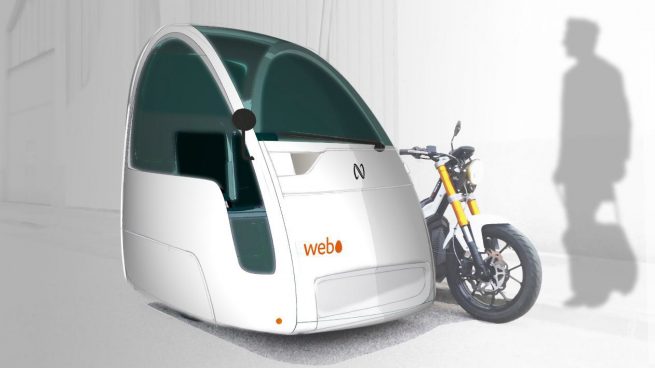 Webo, un nuevo sidecar eléctrico que circulará por Madrid en las próximas semanas