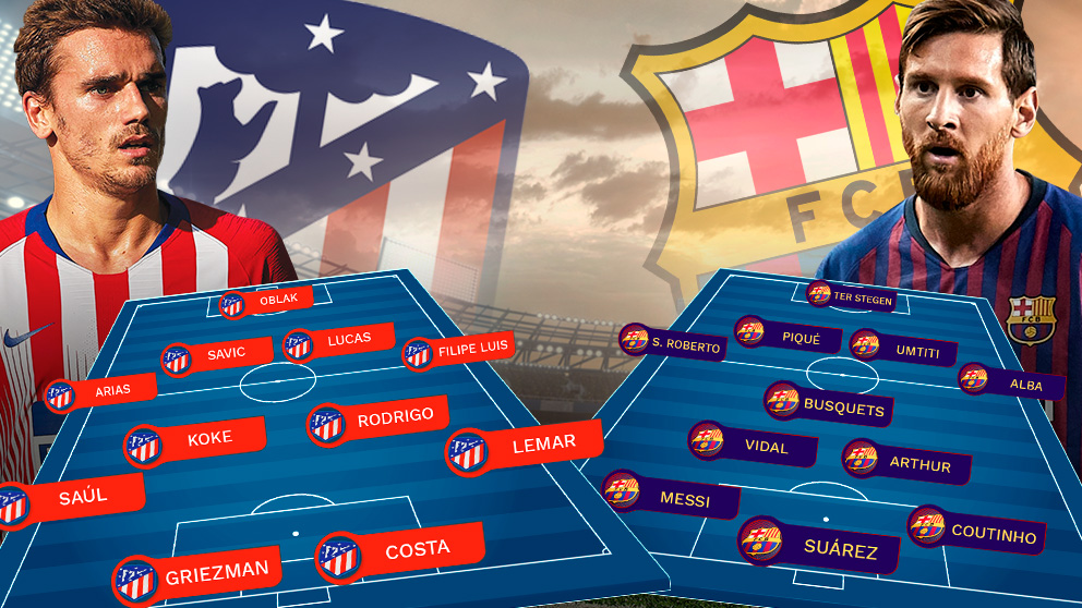 Atlético y Barcelona se juegan el liderato en el Wanda.