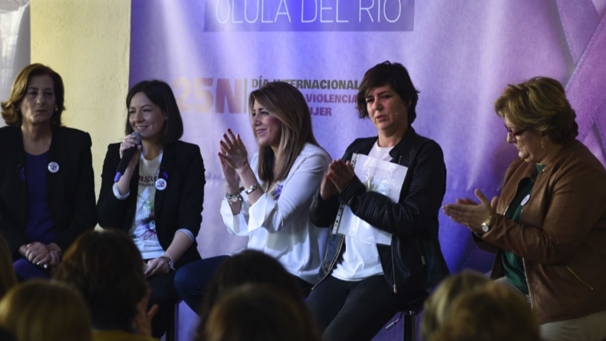 Susana Díaz este sábado (EFE).