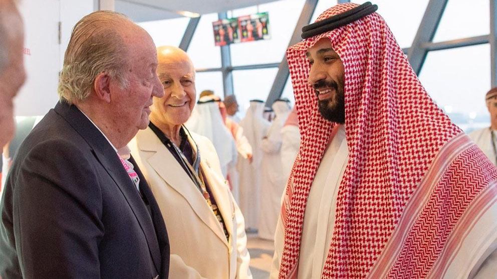 Juan Carlos I y Mohamed bin Salmán