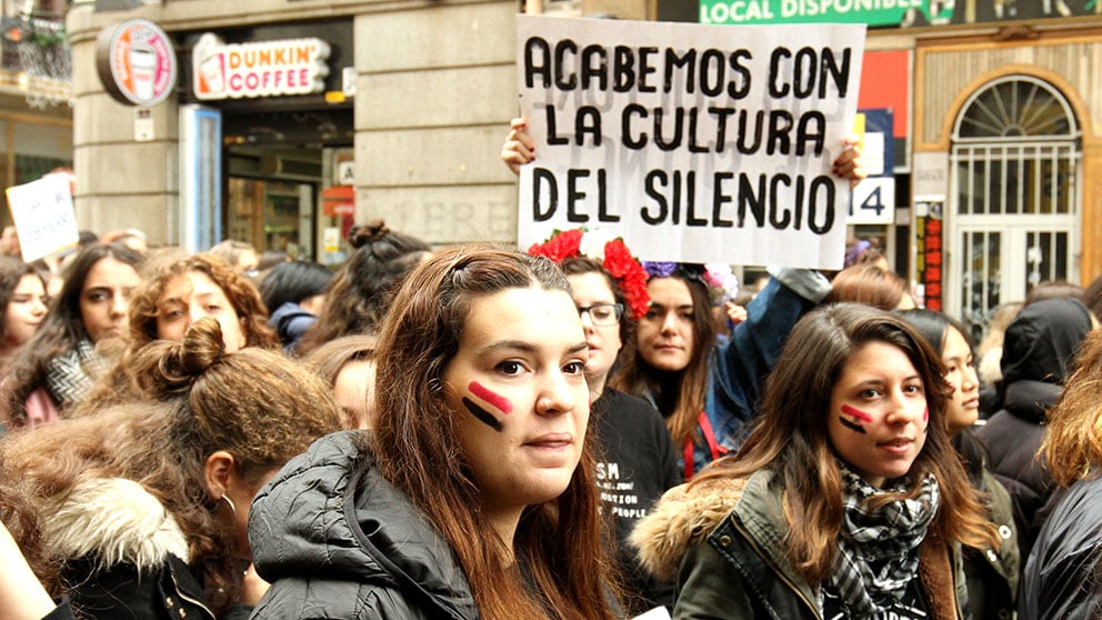 Marcha del Día Internacional contra la Violencia de Género en Madrid. (F: Enrique Falcón)