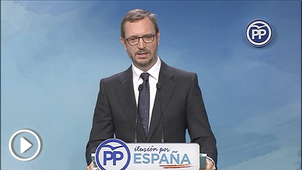 El vicesecretario sectorial del PP y candidato al Congreso por Álava, Javier Maroto.