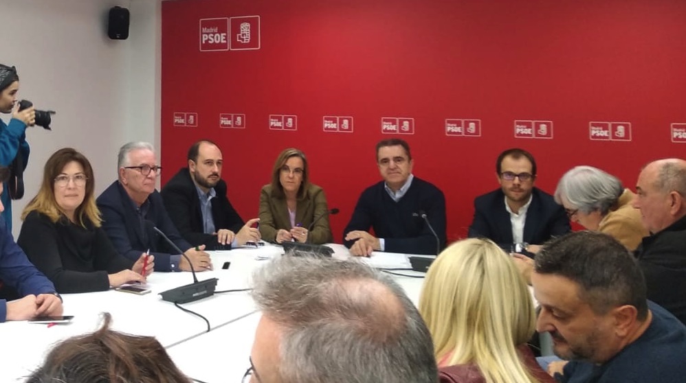 Reunión del PSOE de Madrid. (Foto. PSOE-M)