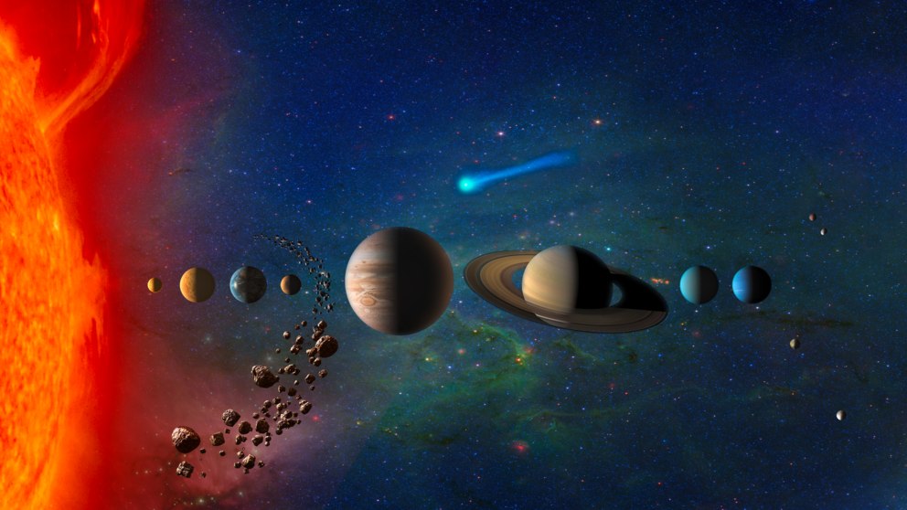 Descubre si sería factible la alineación perfecta de los planetas del Sistema Solar