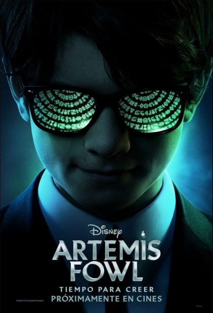 Cartel de 'Artemis Fowl' la película dirigida por Kenneth Branagh basda en la serie superventas de Eoin Colfer.