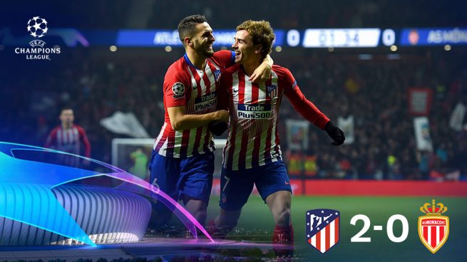 El Atlético pasa a octavos con estilo