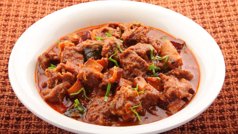 Receta de cordero al curry