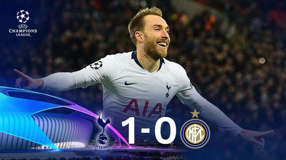 El Tottenham gana al Inter. (AFP)