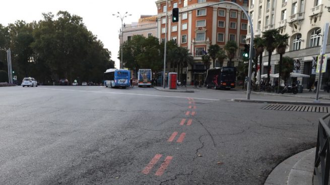 Chalecos amarillos protagonizan una nueva protesta contra Madrid Central: «Somos transportistas no terroristas»
