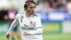 Luka Modric, durante un partido con el Real Madrid. (Getty)