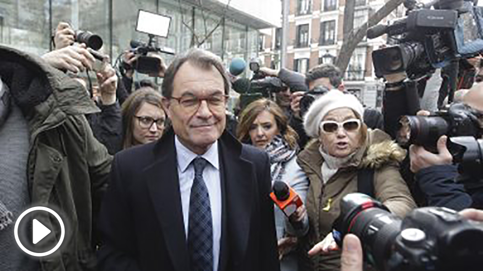 Artur Mas tras declarar en el Tribunal Supremo (Foto: Francisco Toledo).