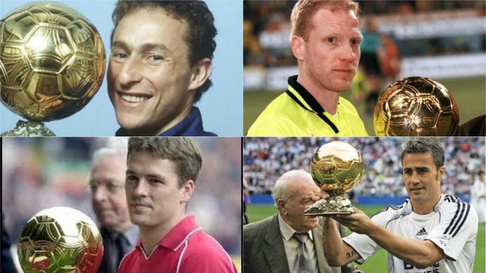 Jugadores que ganaron un polémico Balón de Oro.