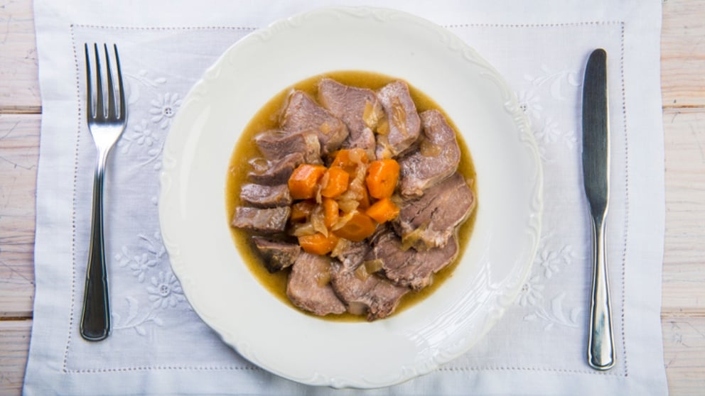 Receta de Lengua guisada