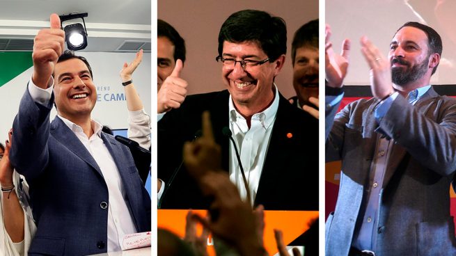 PP y C’s comenzarán este martes las negociaciones para formar gobierno en Andalucía