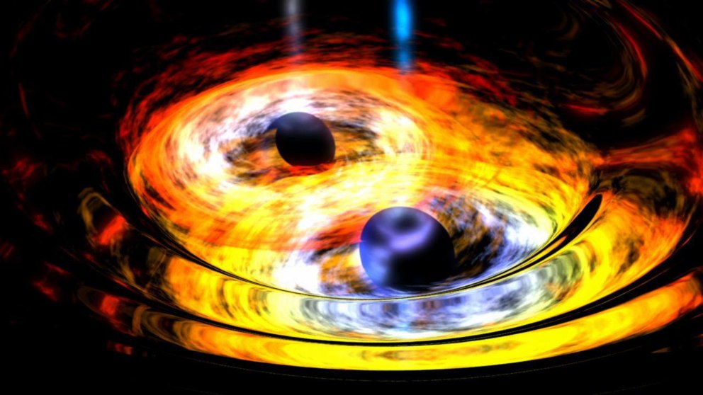 Conoce cómo es la mayor colisión de agujeros negros de la historia