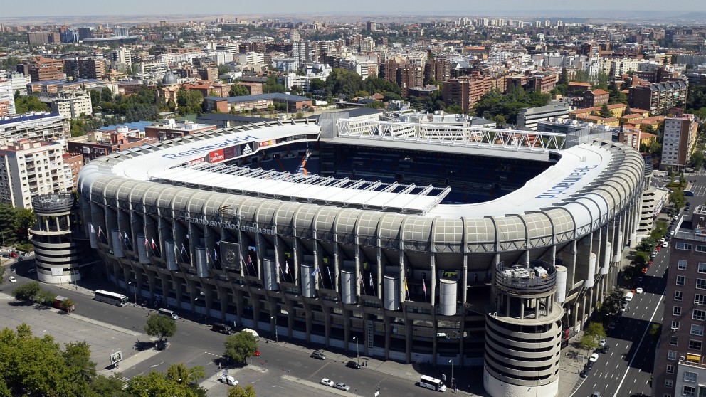 El estadio Santiago Bernabéu. (AFP)