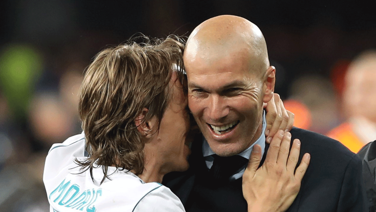 La profecía de Zidane sobre Modric y el Balón de Oro