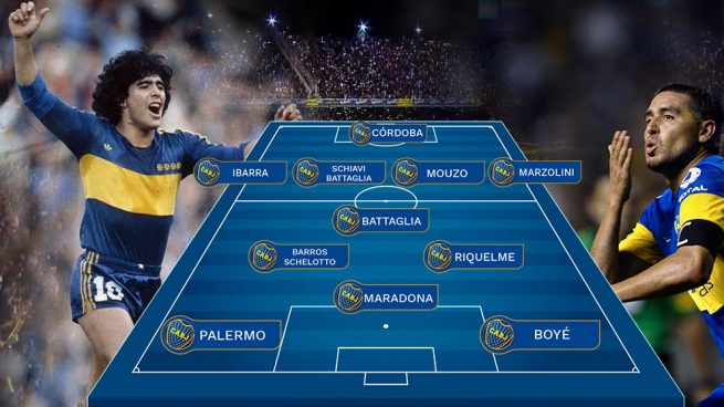 El mejor once de la historia de Boca Juniors