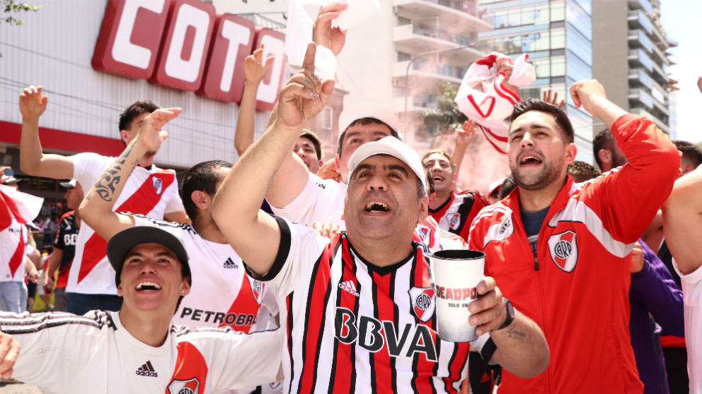 Aficionados de River Plate. (Getty)