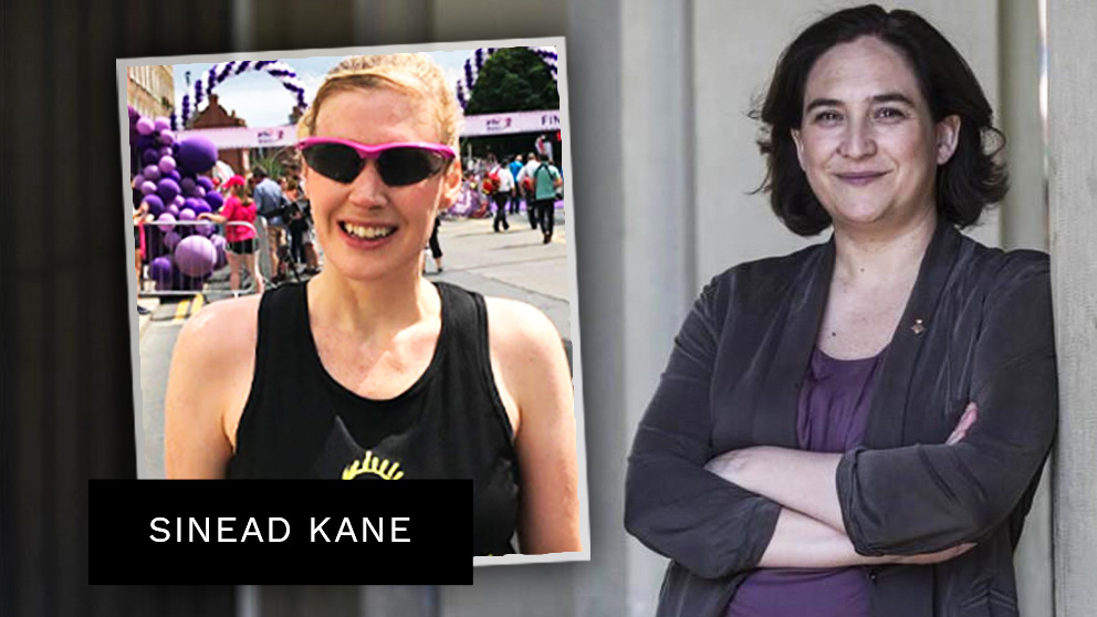 Colau y un club separatista vetan a una campeona irlandesa en un maratón por ser invidente
