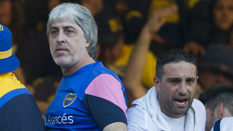 Rafael di Zeo, líder de la barra brava de Boca Juniors. (AFP)