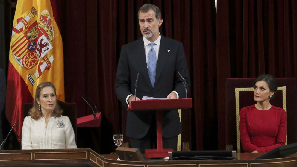 Felipe VI se dirige a las Cortes en el 40 aniversario de la Constitución