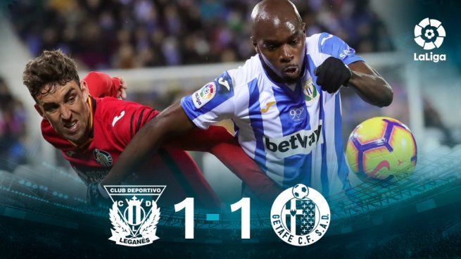 Leganés – Getafe: Resumen, resultado y goles (1-1)