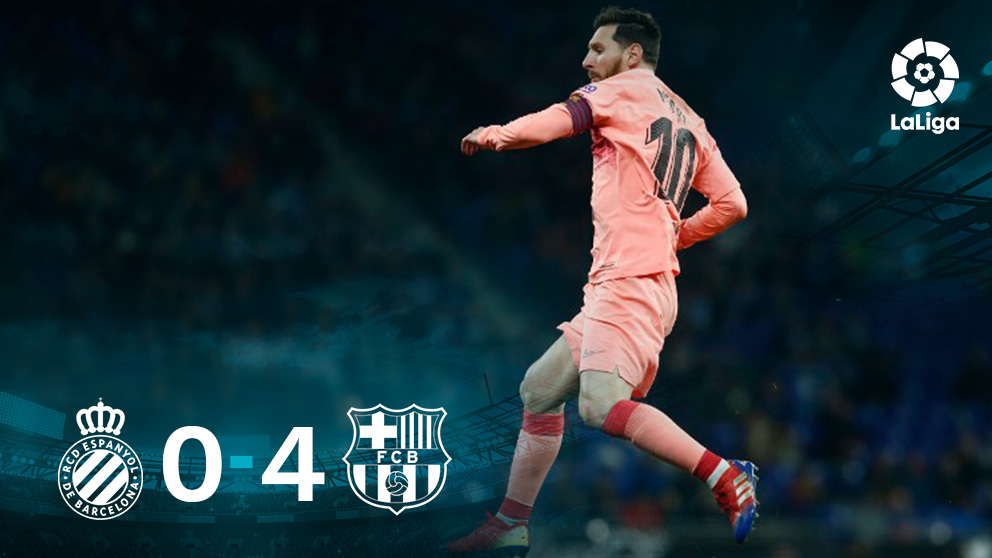 Leo Messi conquistó Cornellá.