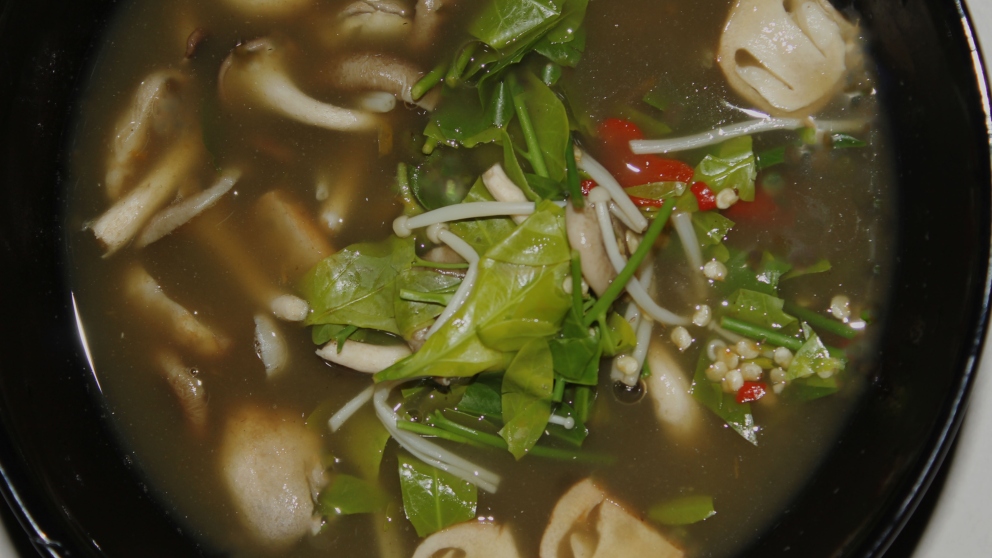 Receta de sopa thai de coco