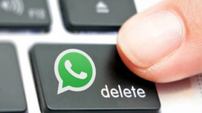 borrar un mensaje de WhatsApp