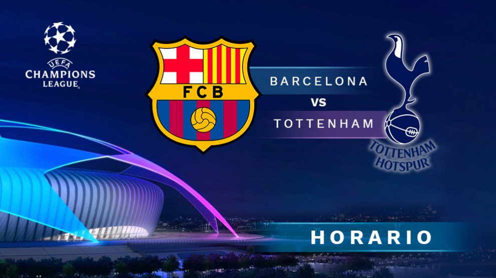 El Barcelona-Tottenham cierra la primera fase de la Champions.