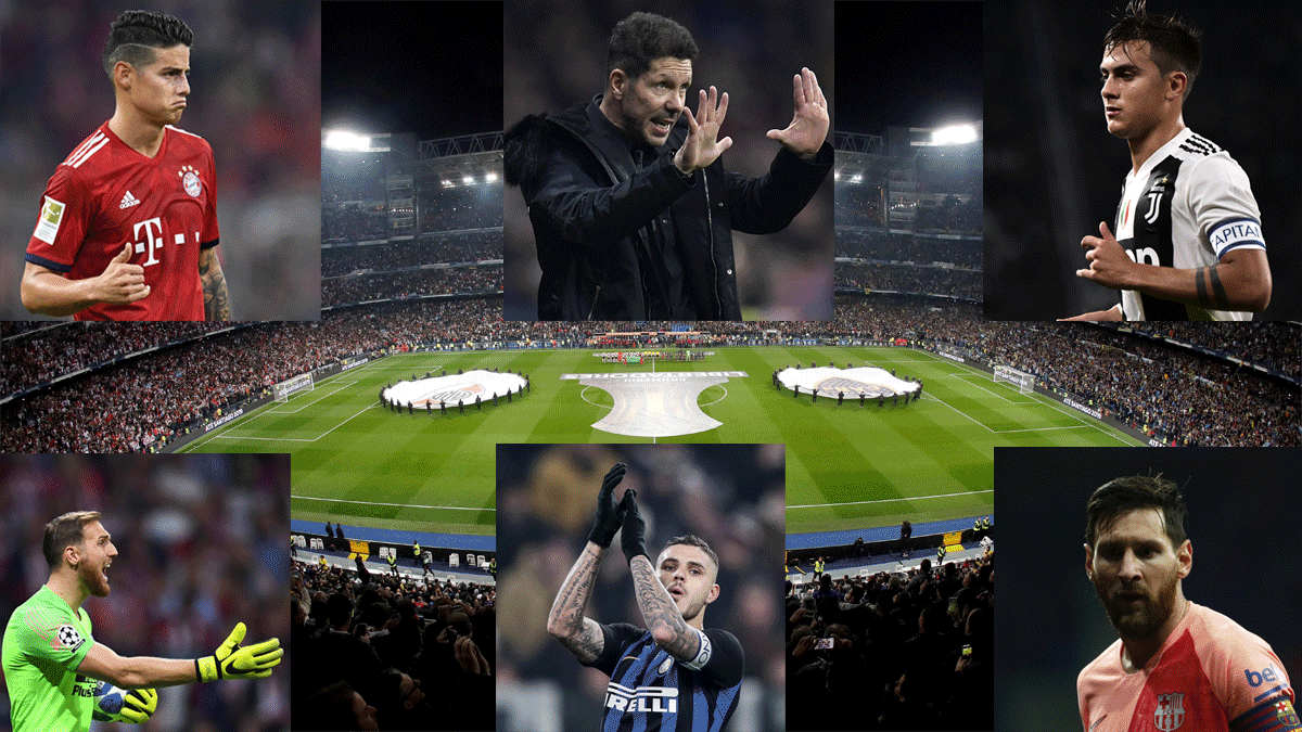 James,-Oblak,-Messi,-Dybala-o-Simeone-fueron-algunos-de-los-asistentes-a-la-final-en-el-Bernabéu-(Efe-y-AFP)