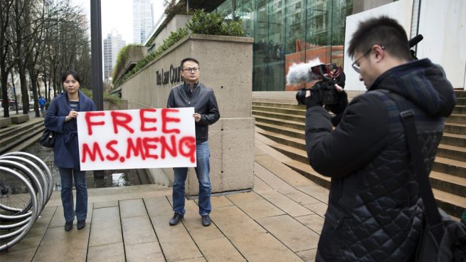 Canadá libera bajo fianza a la heredera de Huawei arrestada en Vancouver