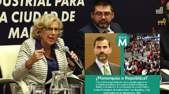 El grupo municipal de Carmena pide la celebración de un referéndum oficial sobre Monarquía o República