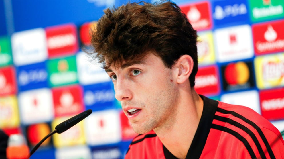 Odriozola analiza el partido ante el CSKA en rueda de prensa. (EFE)