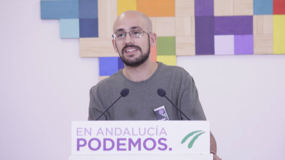 El secretario de Comunicación de Podemos Andalucía, Pablo Pérez Ganfornina. Foto: Europa Press