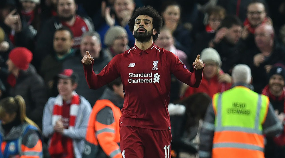 Salah, en el Liverpool – Nápoles
