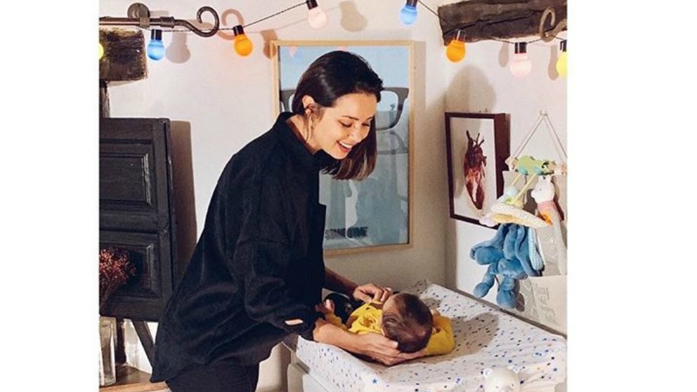 El mágico y tierno momento de Dafne Fernández con su hijo