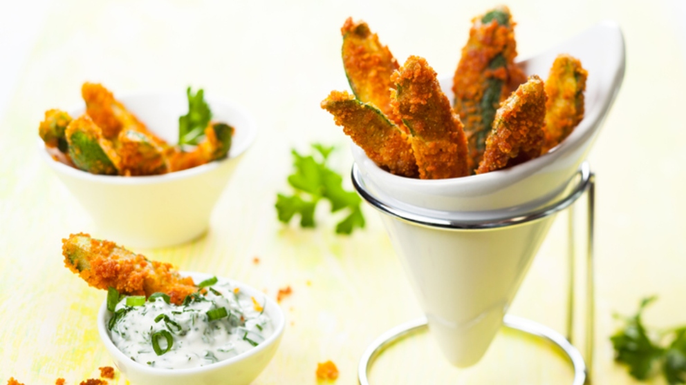 Receta de Palitos de calabacín con parmesano