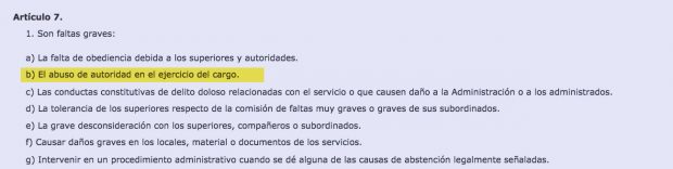 Reglamento de Régimen Disciplinario de los Funcionarios de la Administración del Estado