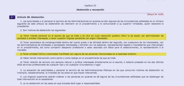 Régimen Jurídico de las Administraciones Públicas y del Procedimiento Administrativo Común