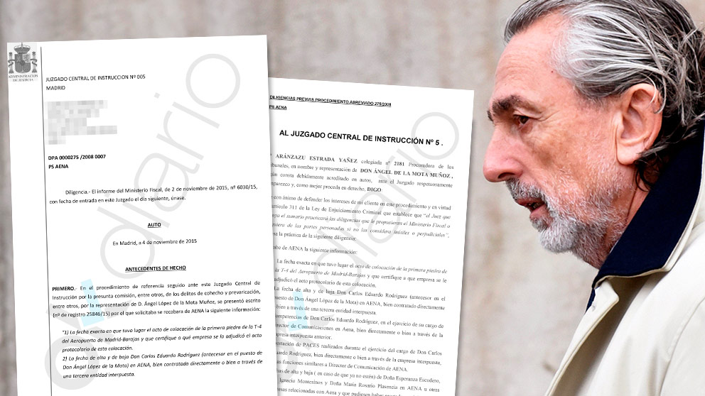 La Gürtel atribuye al ex director de Comunicación de Aena adjudicaciones a las empresas de Francisco Correa anteriores a la llegada de Ángel de la Mota al ente público.