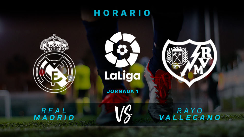 Liga Santander 2018-2019: Real Madrid – Rayo Vallecano| Horario del partido de fútbol de Liga Santander.