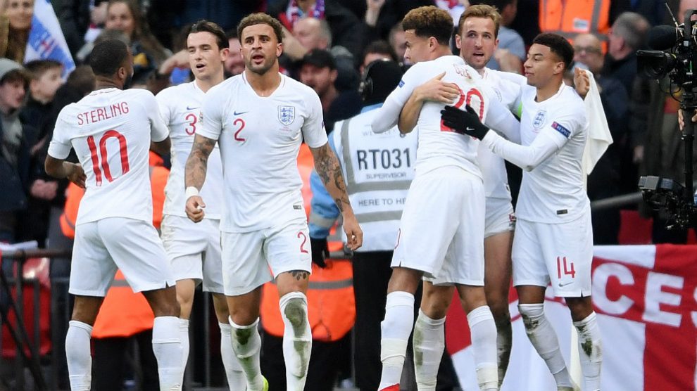 Inglaterra reinventa el fútbol. (Getty)