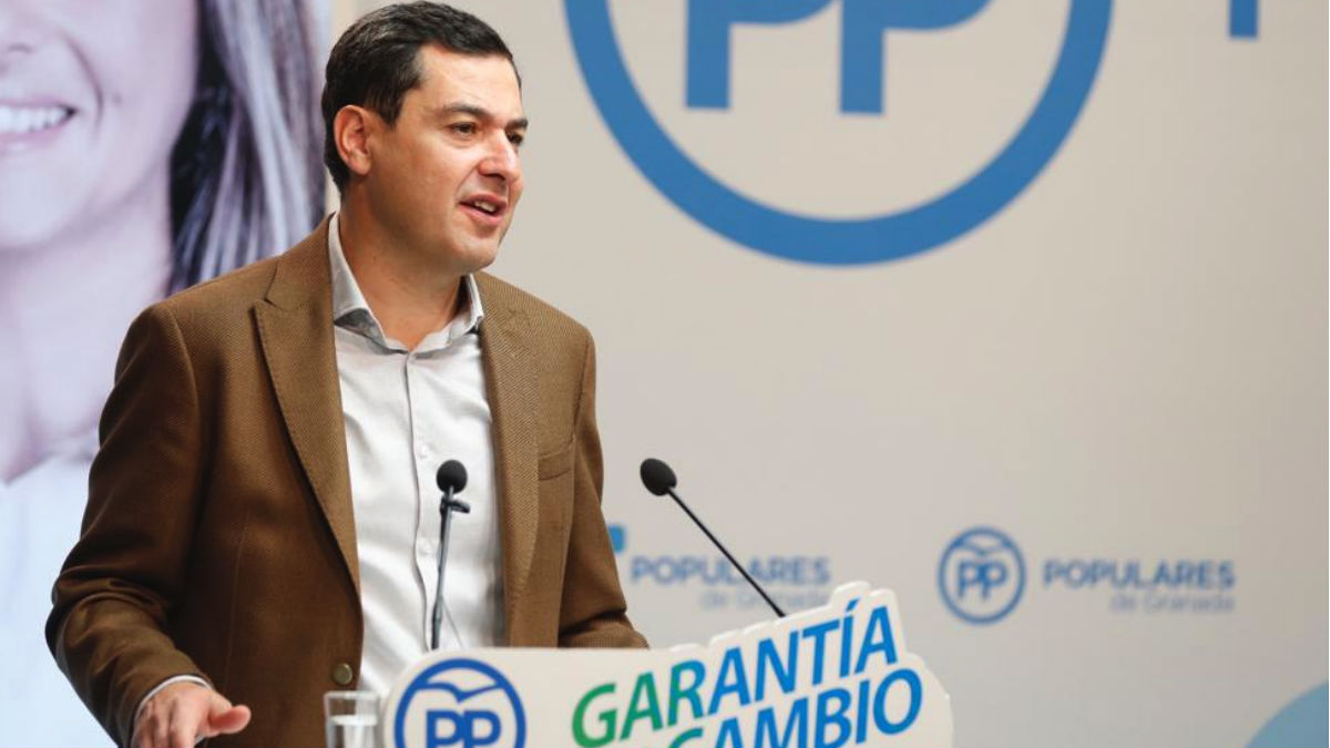 Juanma Moreno, líder del PP-A (RRSS).