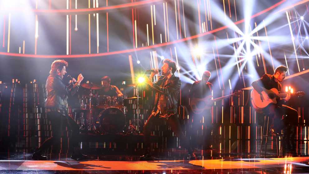 Blas Cantó y María Villalón en ‘Tu cara me suena’ (Antena 3)