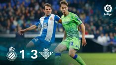 Liga Santander 2018: Espanyol – Betis | Partido de fútbol hoy, en directo.