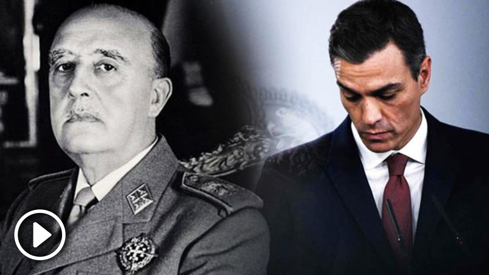 Francisco Franco y Pedro Sánchez.