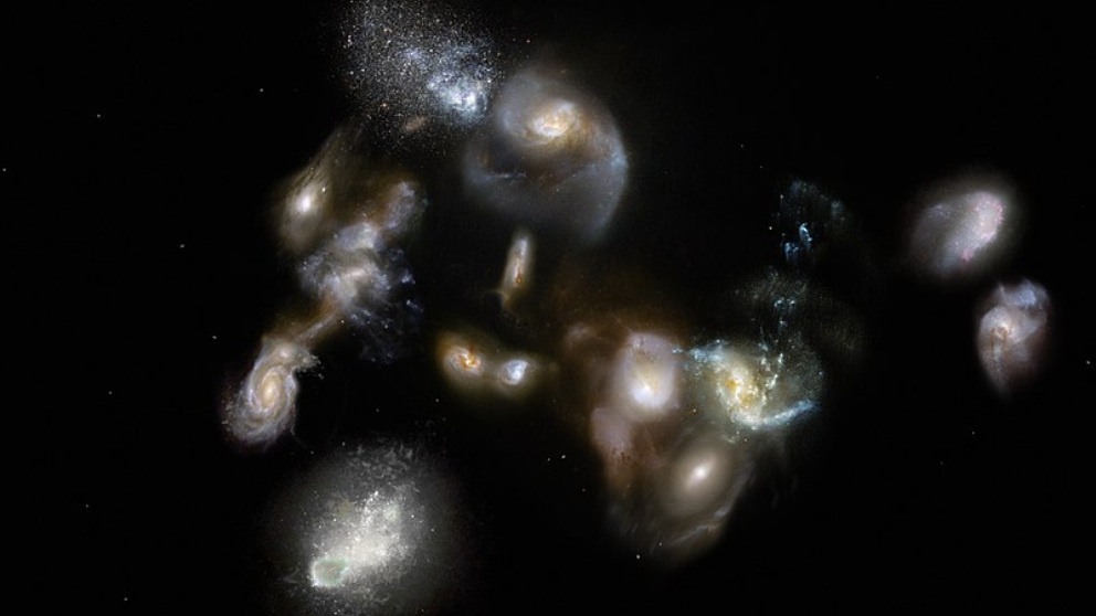 Mira cómo ha sido localizada una antigua galaxia llena de materia oscura