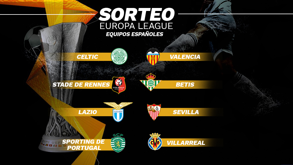 Cruce de los equipos españoles en la Europa League